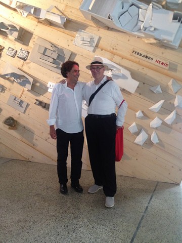 Fernando Menis meets Peter Cook at the Bienal of Venice