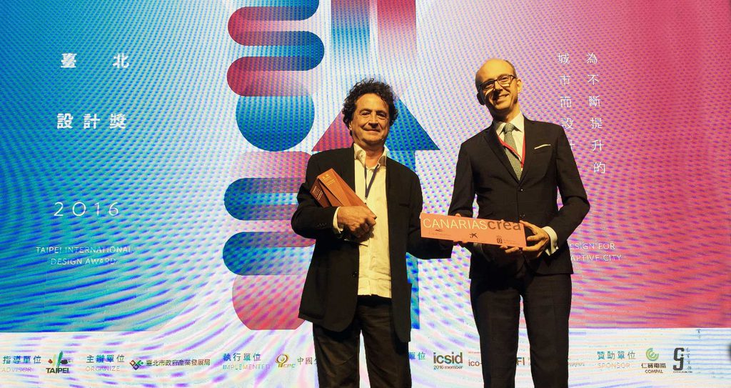 Fernando Menis Awarded at Taipei International Design Awards 2016