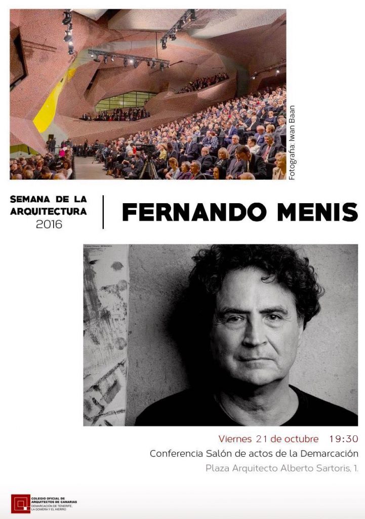 Fernando Menis. Semana de la Arquitectura.