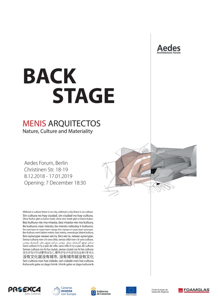 Exposición: la galería AEDES de Berlín muestra los procesos creativos del arquitecto Fernando Menis